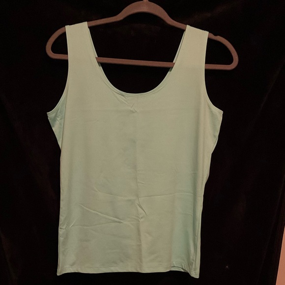 A’Nue Ligne Light Blue Tank Top| Size L - Picture 1 of 4